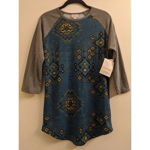 SOLD-New LuLaRoe Women's Blue and Green Randy Shi